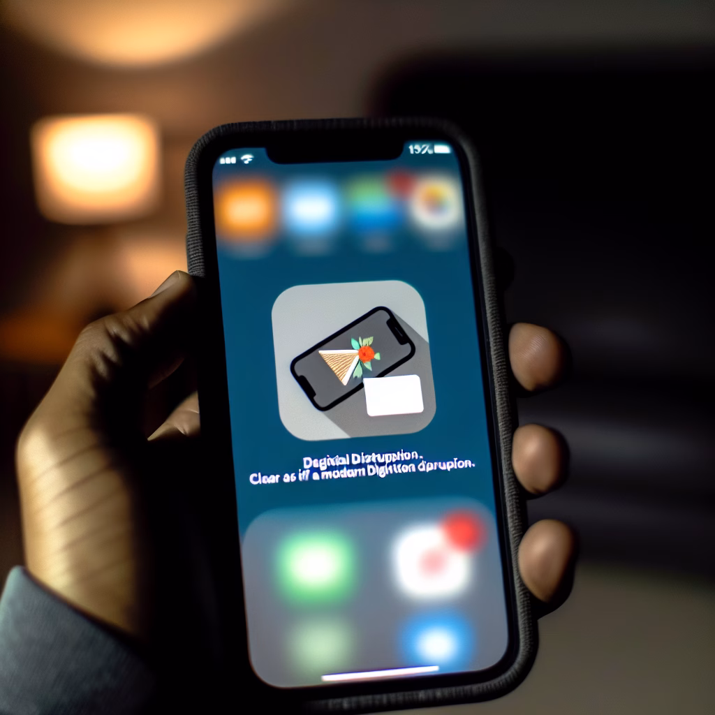 Snapchat app on smartphone screen with error message indicating outage.