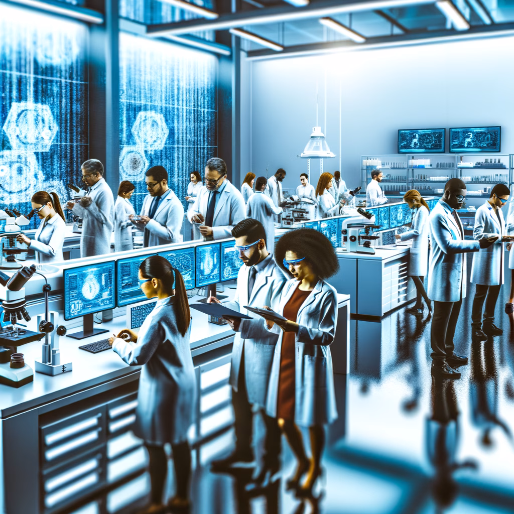 Microscopic view of immune cells interacting, highlighting ZBP1 immune sensor in cancer research.