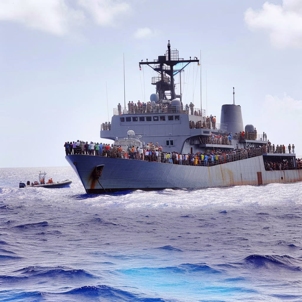 Trump's War on Cartels: Carrier Deployed 5 US aircraft carrier in the Caribbean Sea, symbolizing Venezuela US tensions.