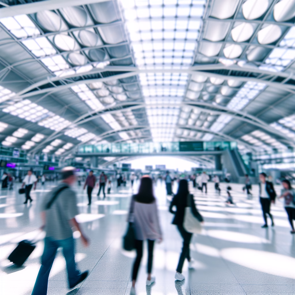 Crowd at US airport amid government shutdown and flight cancellations