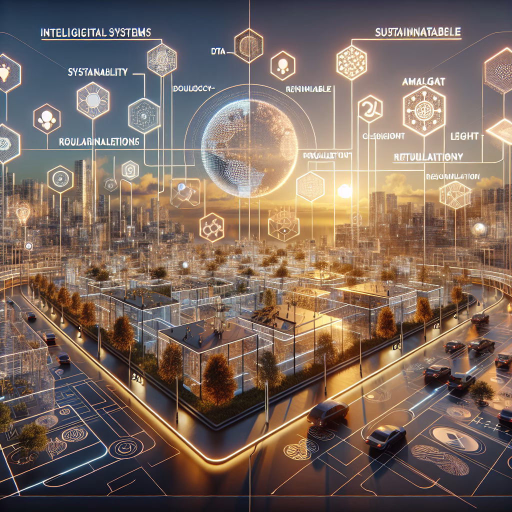 AI protocols and models advance in 2025 with technology intertwined with nature.