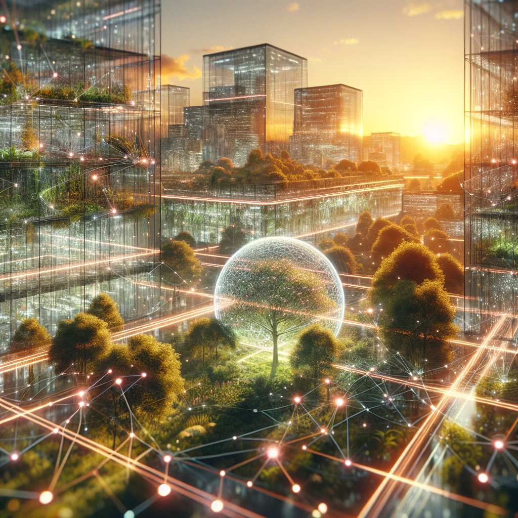 AI integration in U.S. government 2026 with nature and architecture balance.