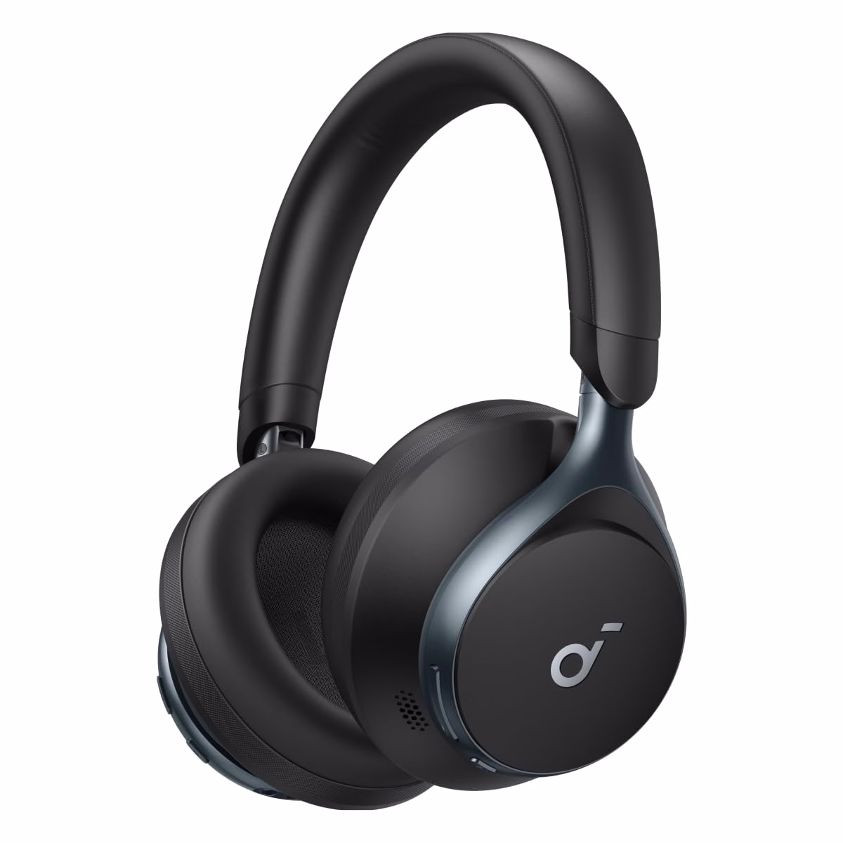 Why My Noisy Commutes Became Peaceful with Soundcore Space One 2 Over-ear wireless headphones in black on white background
