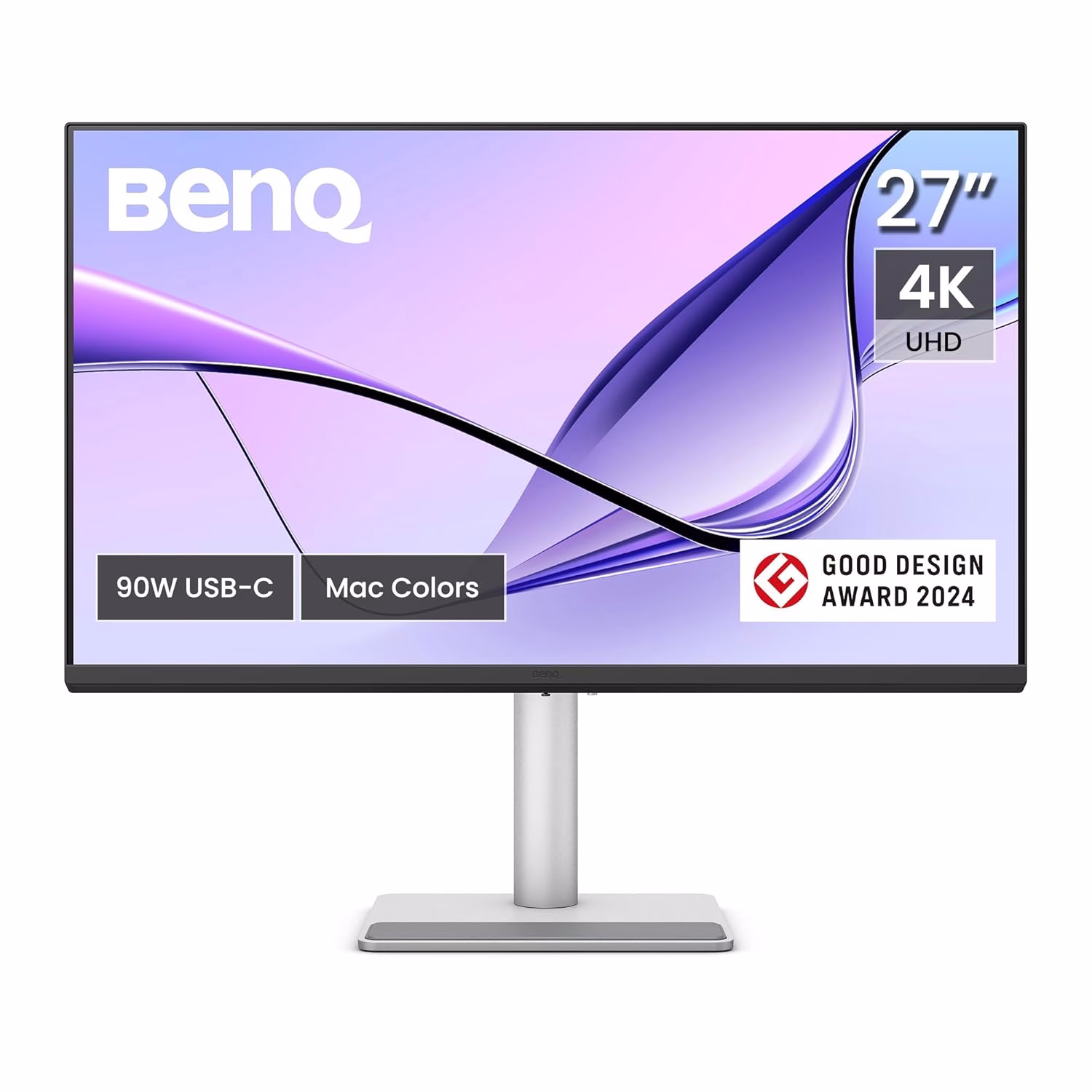 27-inch 4K IPS monitor with ergonomic stand